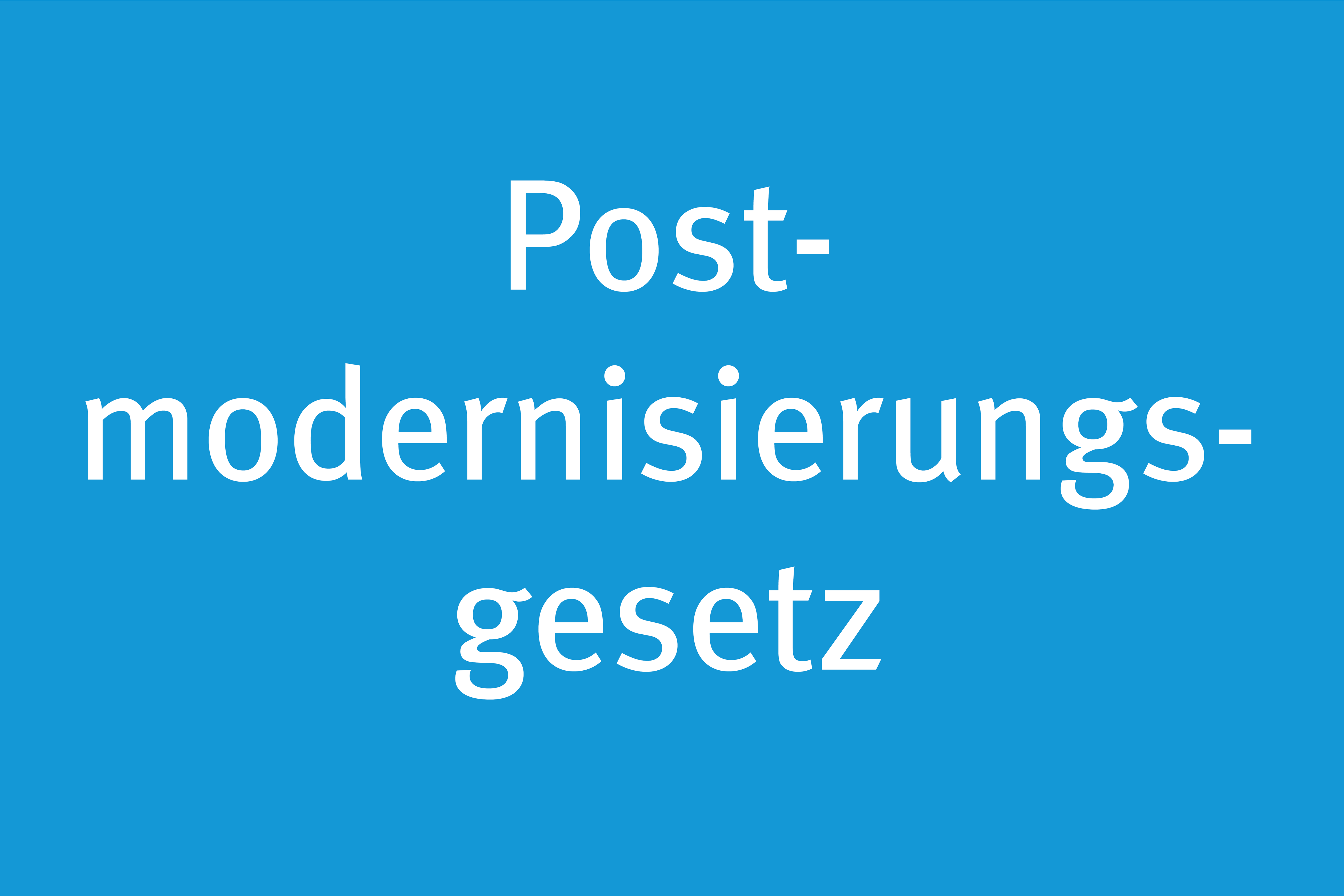 postmodernisierungsgesetz